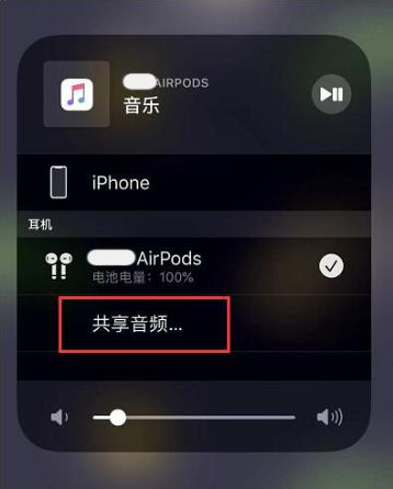 汕头苹果14音频维修点分享iPhone14音频共享设置方法 