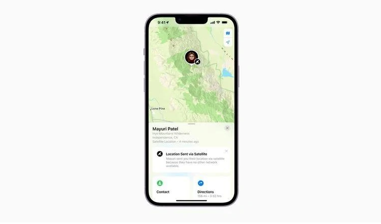 汕头苹果14维修分享iPhone14系列中 FindMy功能通过卫星分享位置方法教程 